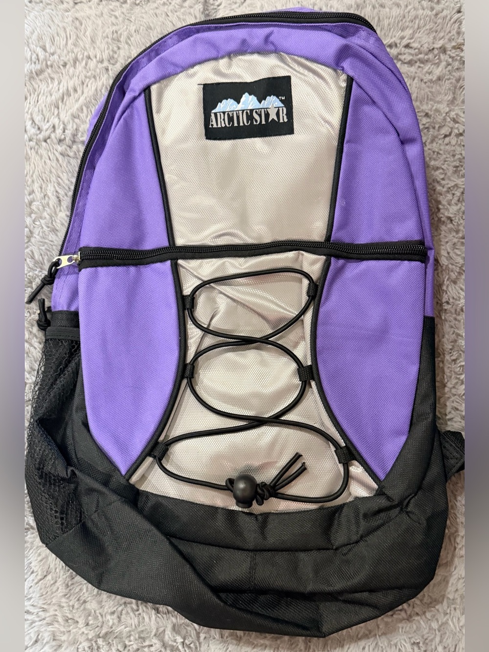 NWT Arctic Star Burgundy Backpack with Bonus Purple & Gray NWOT Backpack - Picture 4 of 5